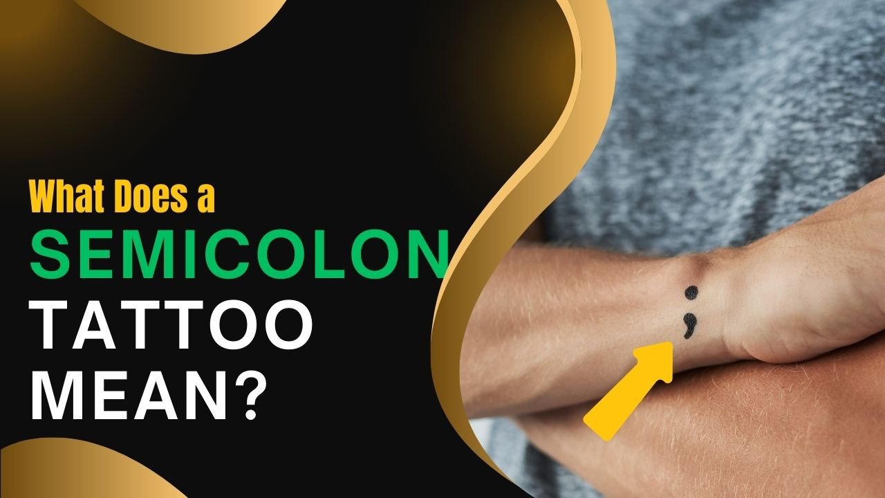 AI Tattoo Generator — What Does a Semicolon Tattoo Mean?